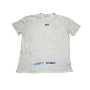 Off-White Virgil Abloh Marilyn Monroe‎ White T-Shirt Mens Size S